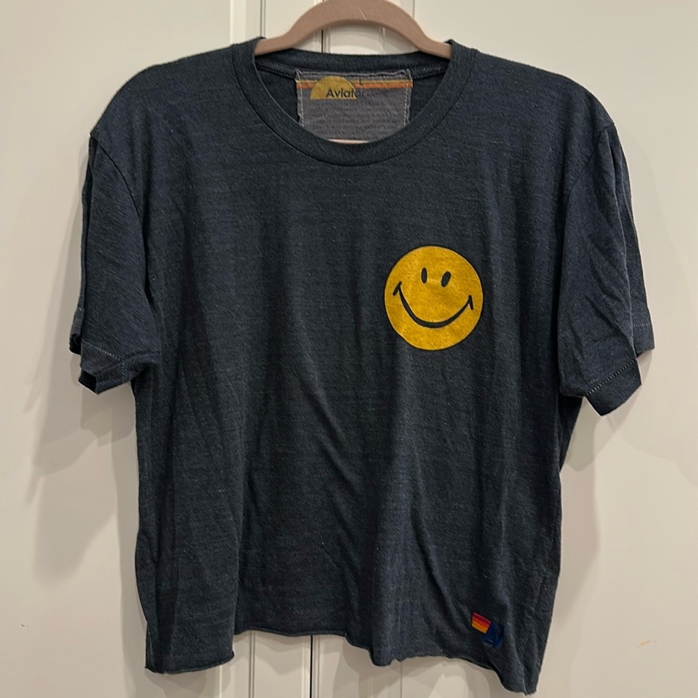 Aviator Nation Smiley Shirt- like new condition